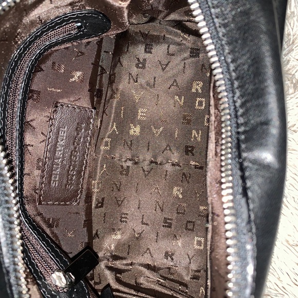 Sonia Rykiel Moto Zip Black Leather Hand Bag - Picture 7 of 8